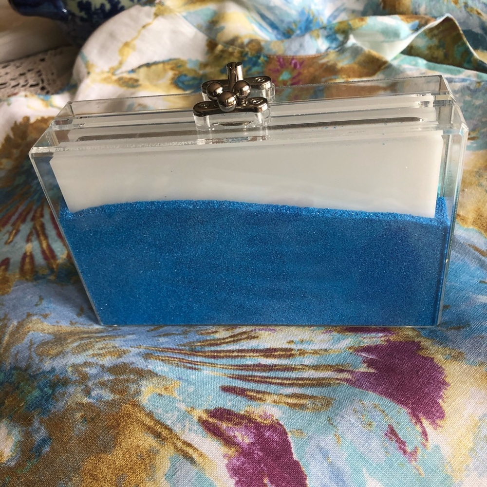 Ashlyn’d acrylic clutch